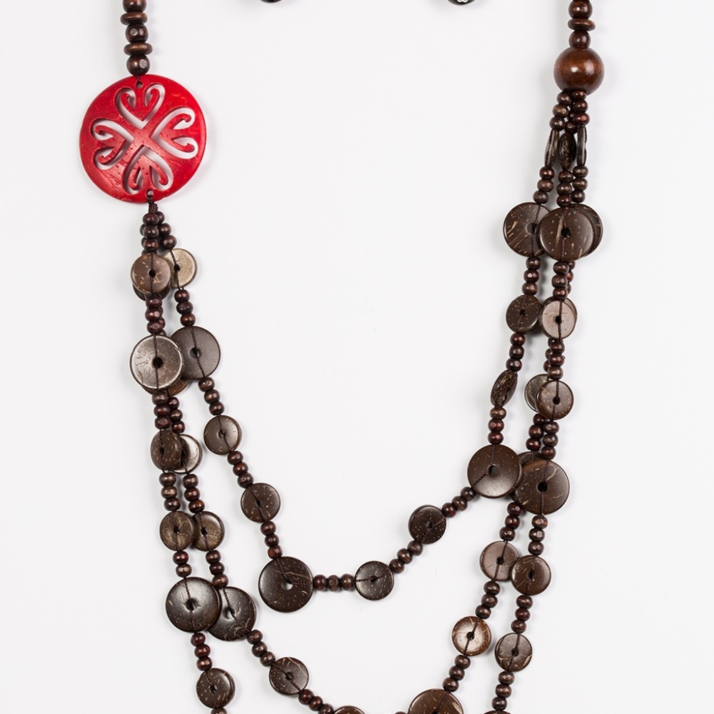 Jungle Jive - Red Paparazzi Necklace